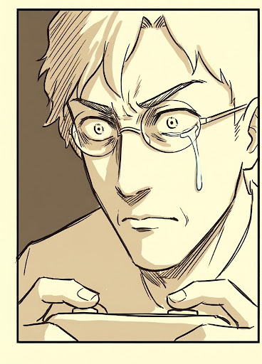 가짜 세상의 각성을 시각화한 이미지